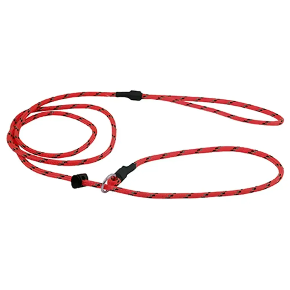 Alac Retrieverkoppel Röd med Reflex 6mm x 190cm