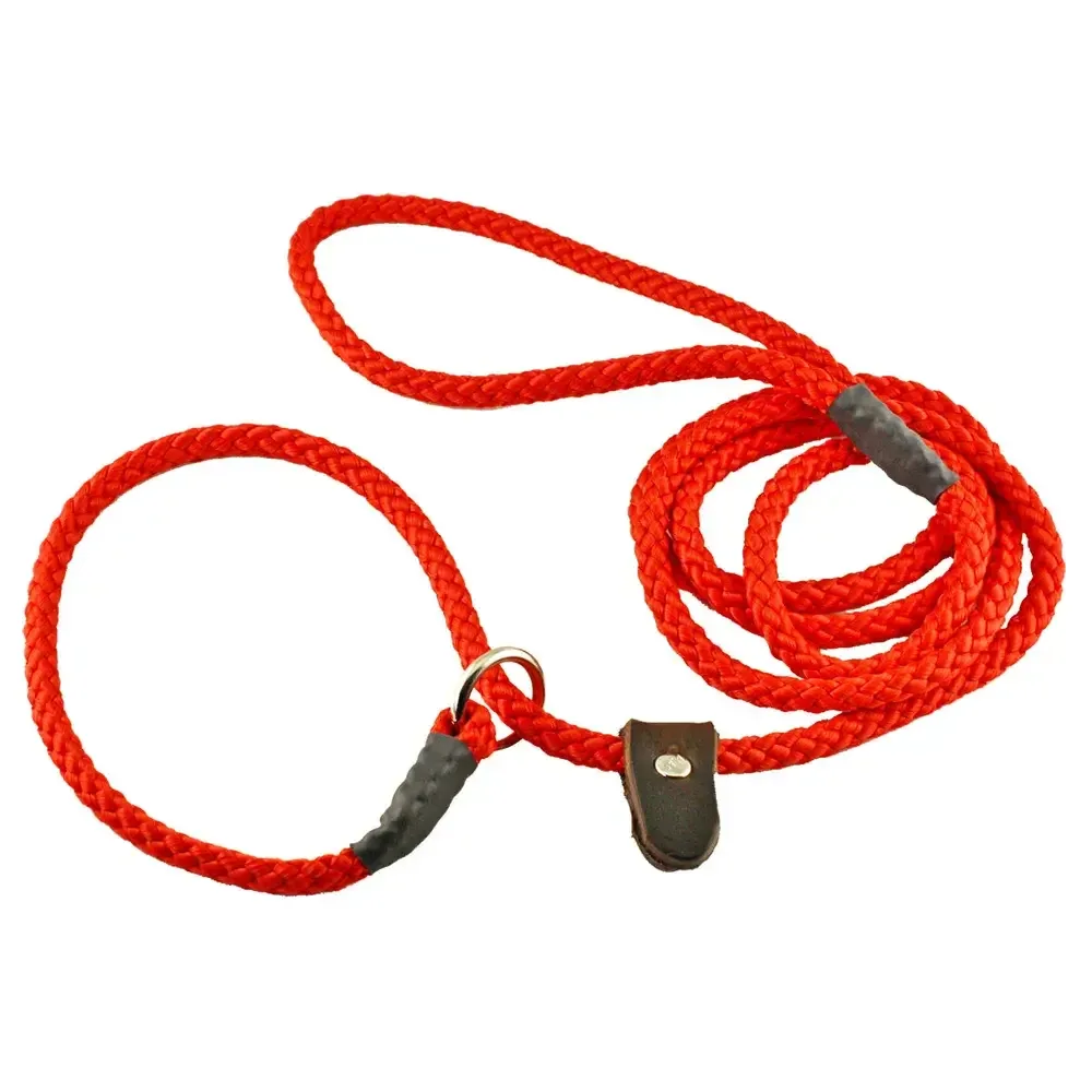 Alac Retriverkoppel Röd 10mm x 240cm
