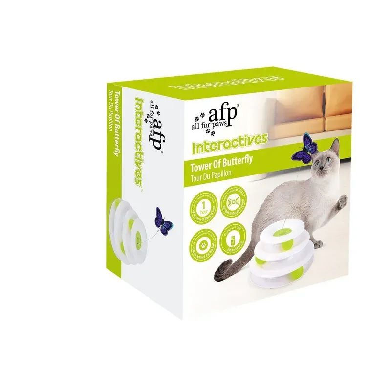 All For Paws Butterfly Aktiveringsleksak – 25x25x14 cm Kampanj