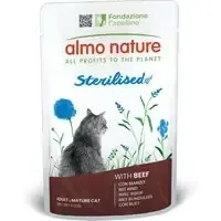 Almo Nature Functional Sterilised – 6 x 70 g nötkött Kampanj