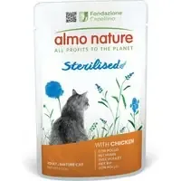 Almo Nature Functional Sterilised – Ekonomipack 24 x 70 g kyckling Erbjudande