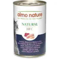 Almo Nature HFC 6 x 140 g – Tonfisk, kyckling & skinka Köp online