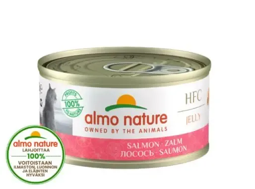 Almo Nature HFC Jelly Lax 70 g våtfoder för katter prisnedsättning
