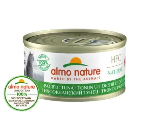 Almo Nature HFC Natural Stillahavstonfisk 24 x 70 g våtfoder för katter Handla nu