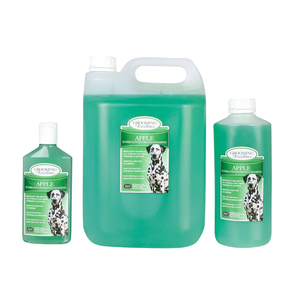 Animal Health Apple Shampoo – hundschampo med en underbar äppeldoft.