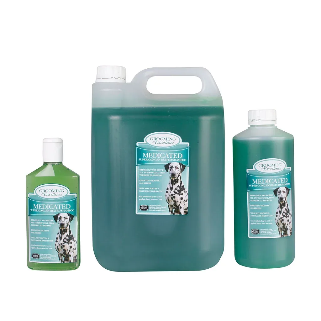 Animal Health Medicated shampoo – Hundschampo för irriterad hud.