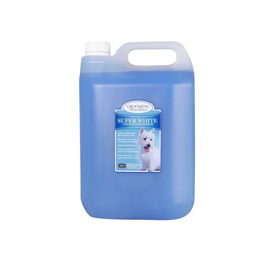 Animal Health Super White shampoo – Hundschampo för vita och ljusa pälsar. - Image 2