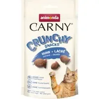 animonda Carny Adult Crunchy – Ekonomipack 10 x 50 g Kyckling & lax Kampanjpris