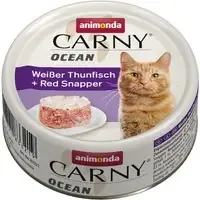animonda Carny Ocean 12 x 80 g – Ekonomipack Vit tonfisk & röd snapper 24 x 80 g Populär