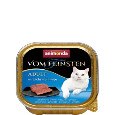Animonda Vom Feinsten Adult Lax + Räkor 100 g våtfoder för katter Handla nu