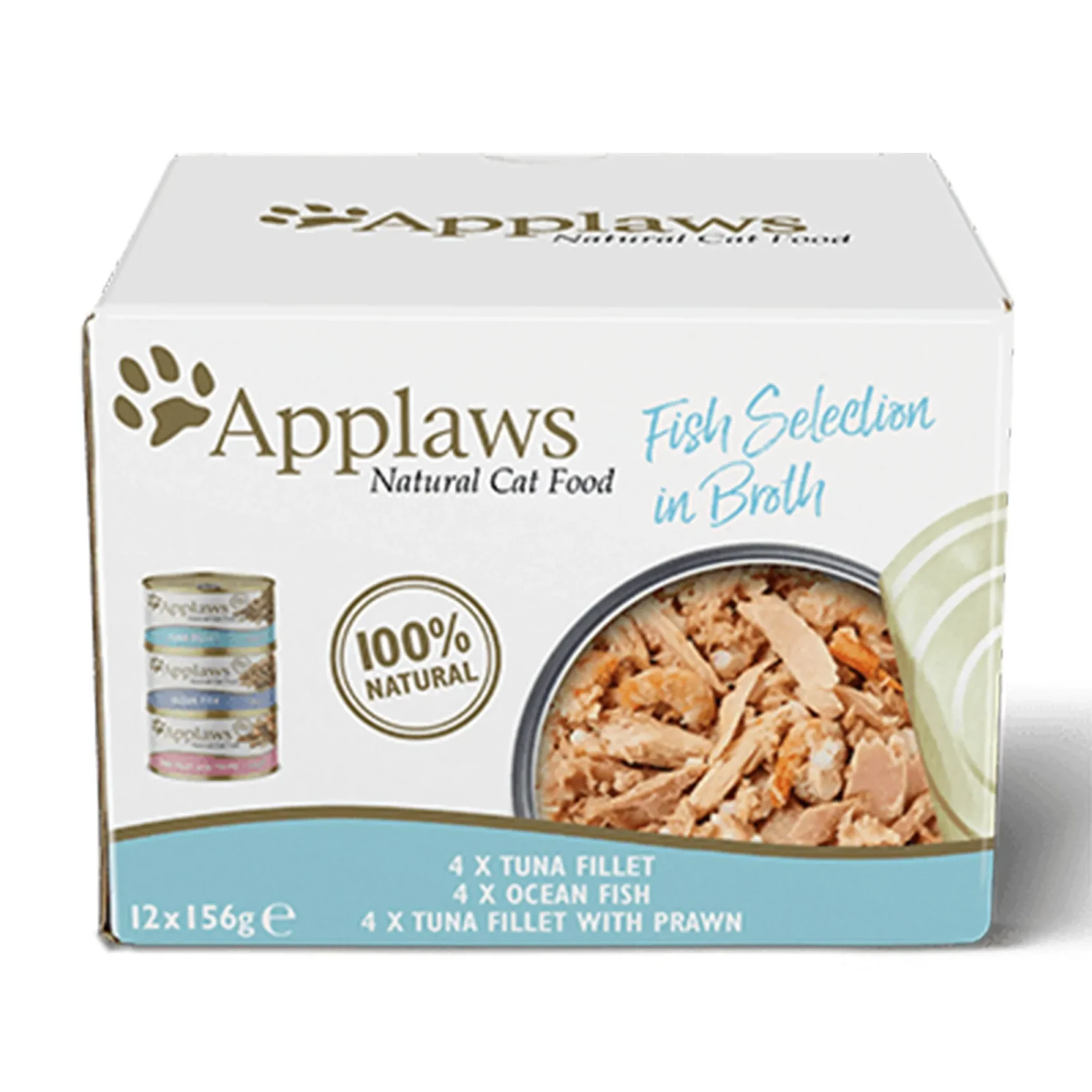 Applaws Katt Konserv Fiskmix 12×156 g