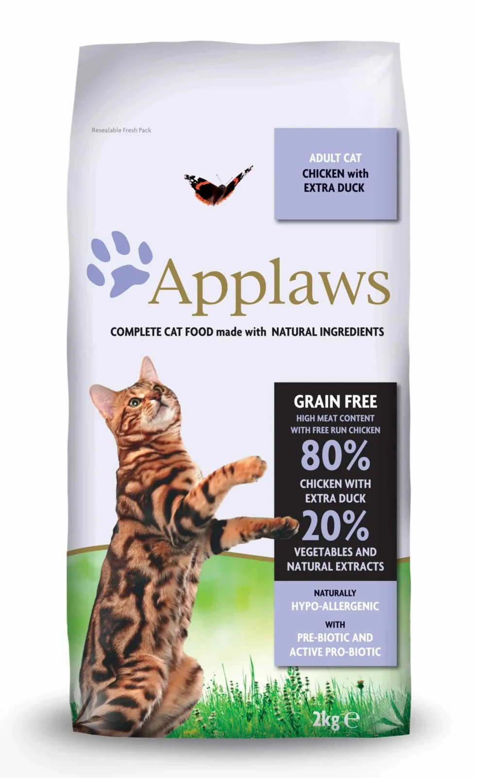 Applaws Katt Torrfoder Vuxen Kyckling & Anka 2 kg