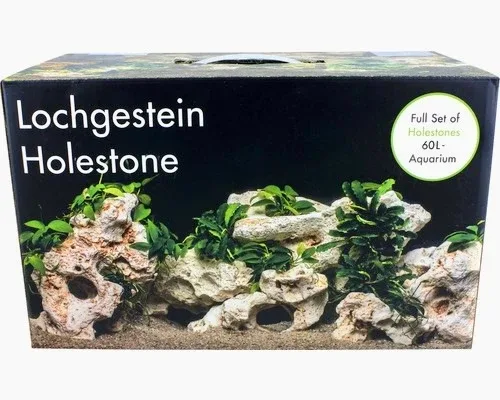 Aquadeco Multihålsten – Dekorationsset (60 L)