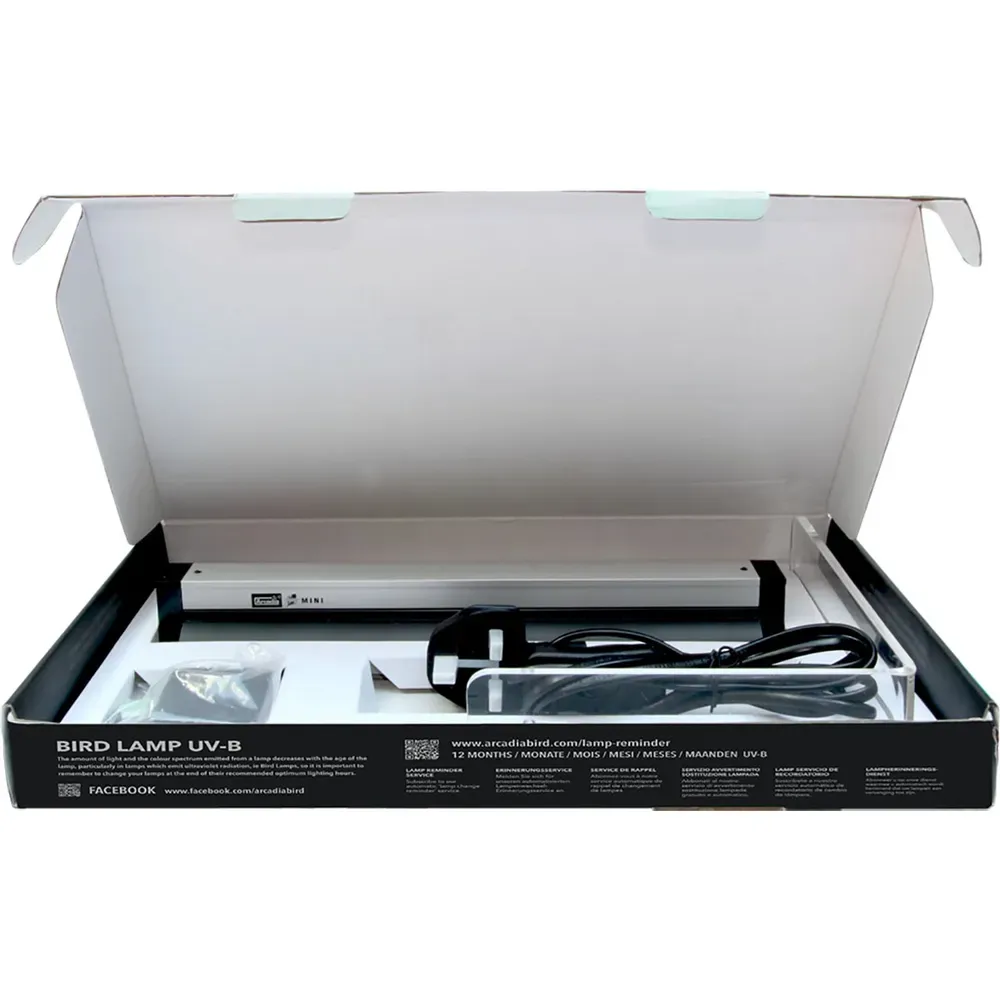 Arcadia Fågellampa Kit Mini UVA/UVB 8W
