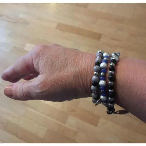 Armband svart / grå / blå Catlove - Image 2