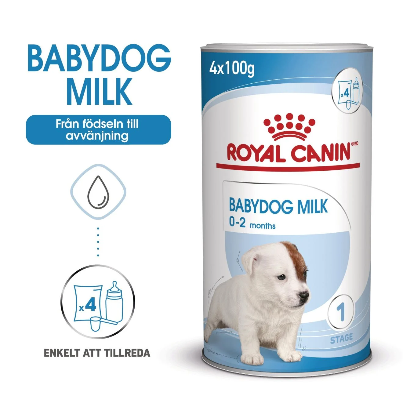 Babydog Milk Starter Mj枚lkers盲ttning f枚r hund