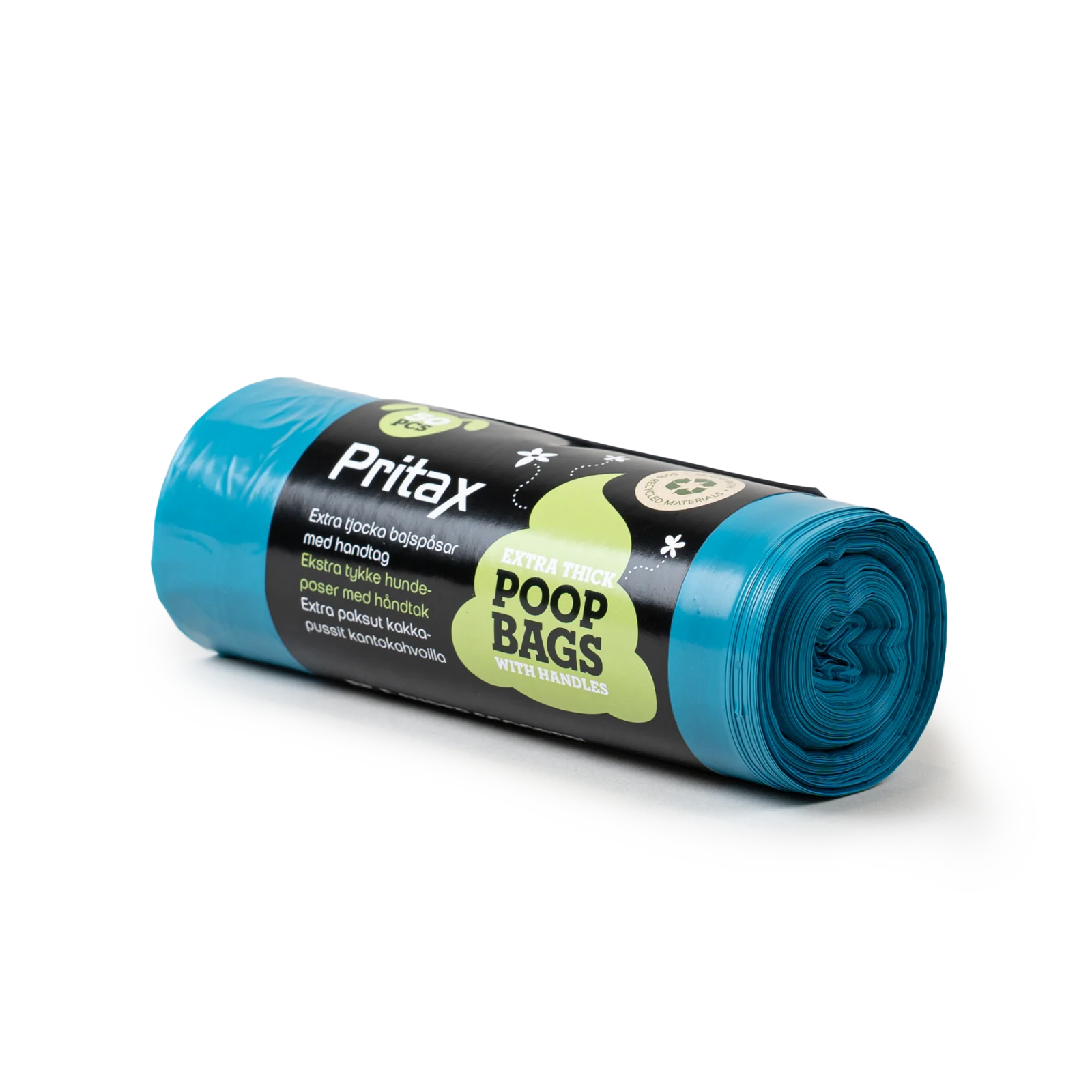 Bajsp氓sar Pluto extra tjocka med handtag 50-p Turkos