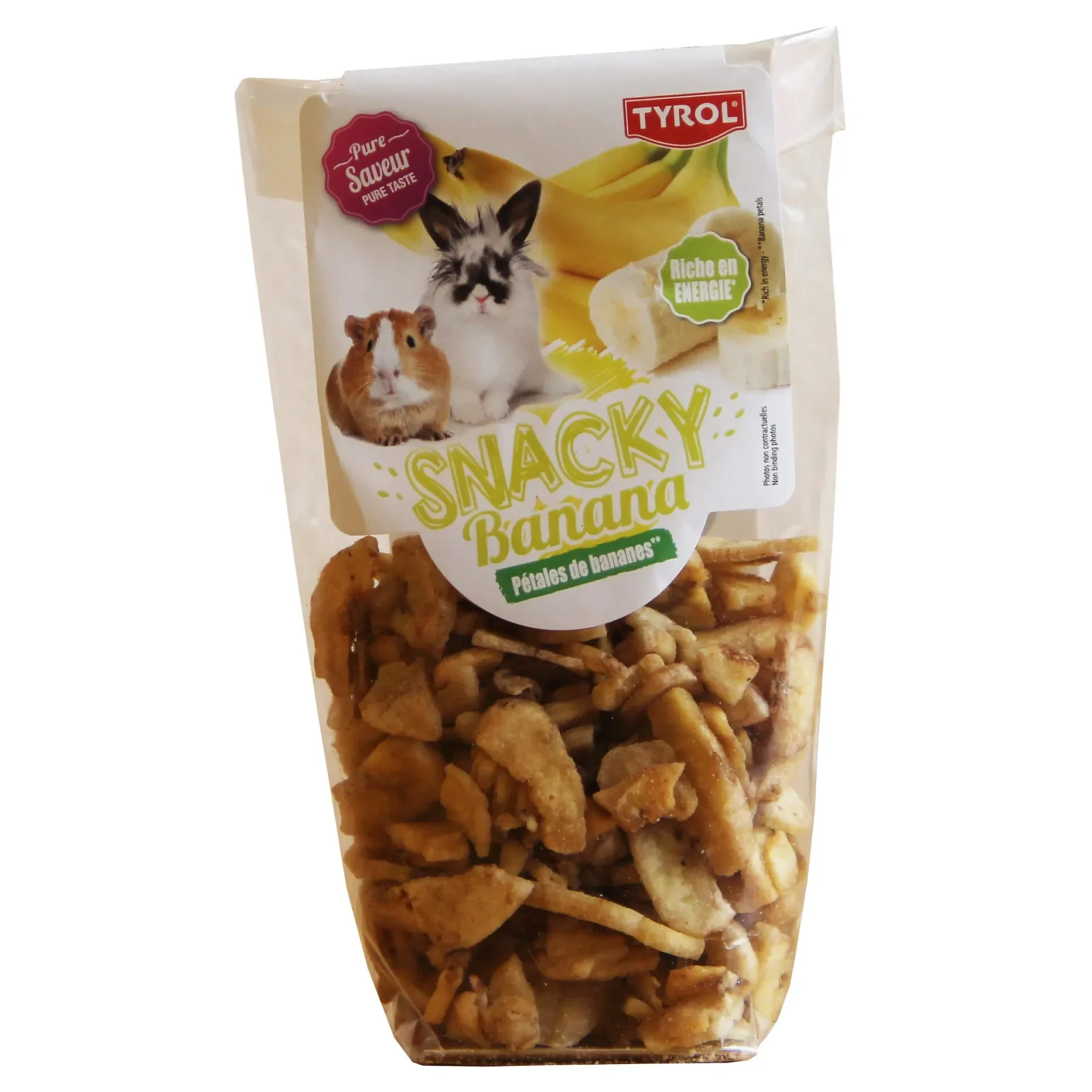 Banana Bananchips För Kanin Och Gnagare 90 g Tyrol