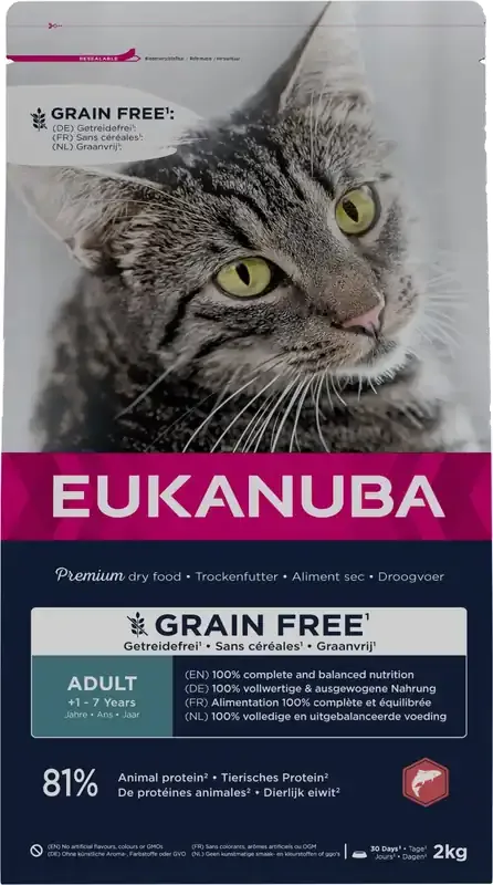 Bästa pris Cat Adult Grainfree Salmon 2 kg