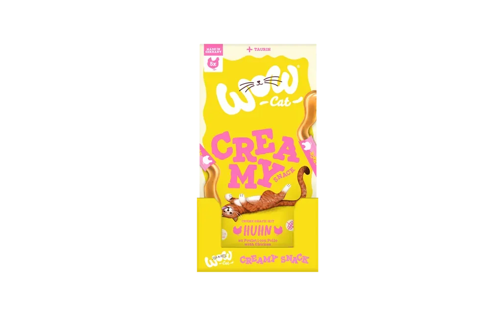 Bästa pris Creamy Snack Chicken Kattgodis – 5 x 16 g