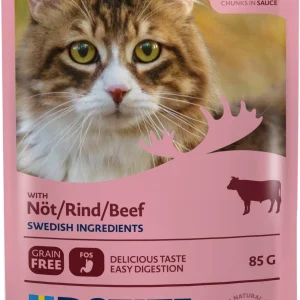 Beef Chunks in Sauce V氓tfoder f枚r katt 85g
