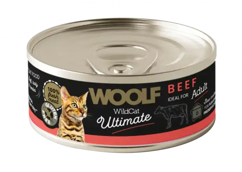 Beef Paté Våtfoder för Katt – 12 x 85 g Endast denna vecka