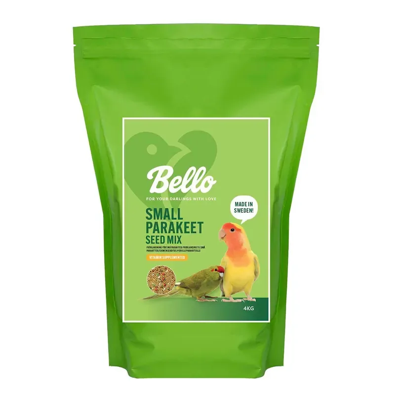 Begränsad tid Bello Small Parakeet Seed Mix Fågelmat till Små Parakiter 4 kg