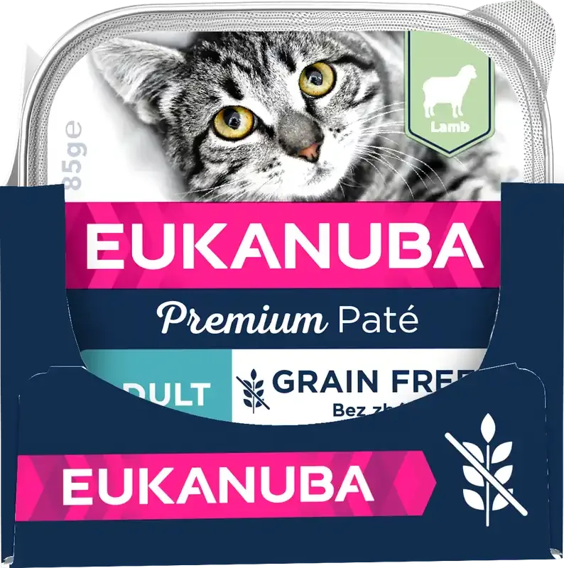 Begränsad tid Cat Grain Free Adult Lamb Paté 12x85g