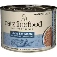 Begränsad tid catz finefood Ragout 6 x 190 g – Lax & vildand