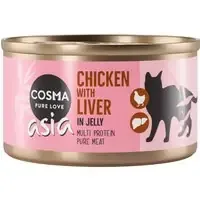 Begränsad tid Cosma Asia i gelé 6 x 85 g – Kyckling & kycklinglever