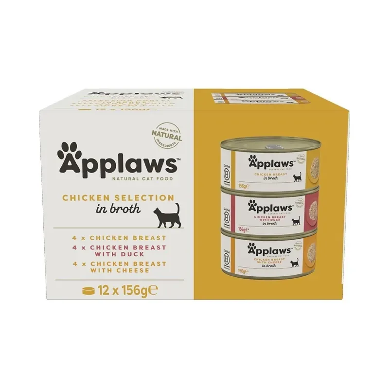 Begränsat antal Applaws Selection in Broth Multipack Chicken 12×156 g