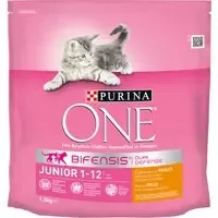 Begränsat antal PURINA ONE Junior med kyckling – 1,5 kg