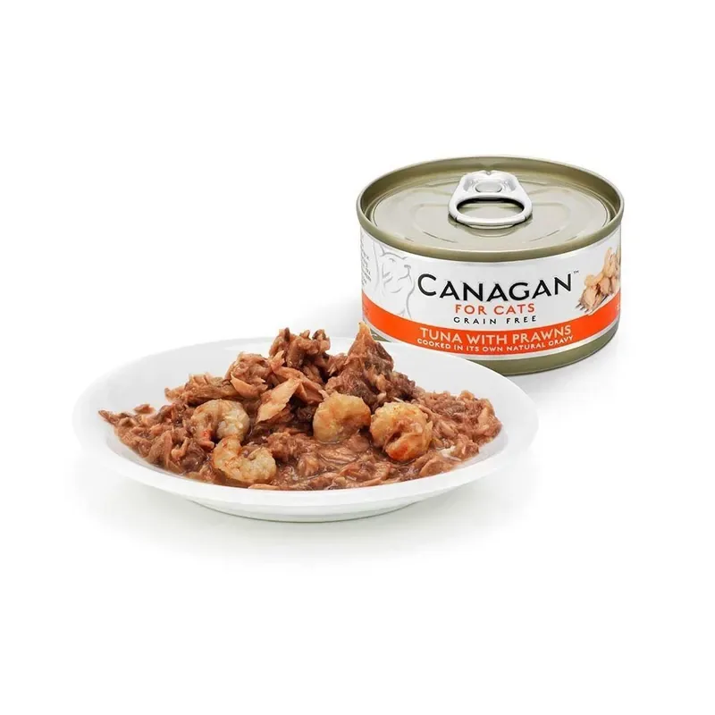 Begränsat erbjudande Canagan Cat Tonfisk Med Räkor 75 g