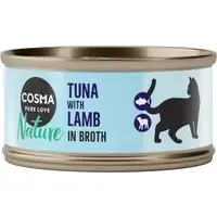 Begränsat erbjudande Ekonomipack Cosma Nature 48 x 70 g Tonfisk & lamm
