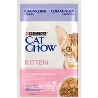 Begränsat erbjudande PURINA Cat Chow Kitten 26 x 85 g – Kitten Lamm & zucchini