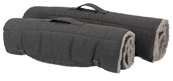 Bendson Resefilt 100x65cm Mörk-/Ljusgrå