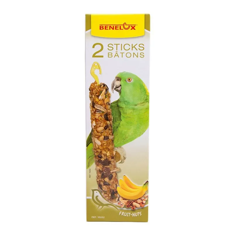Benelux Banan- & Nötfröstänger till Papegojor 2 x 80 g Köp online