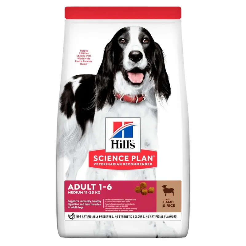 Beställ idag Adult Medium Hundfoder med lamm och ris – 2,5 kg
