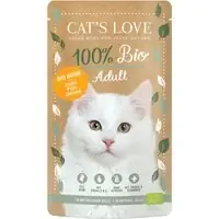 Beställ idag Ekonomipack Cat‘s Love Ekologisk 12 x 100 g – Ekologisk kyckling