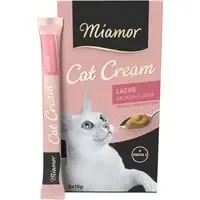 Beställ idag Miamor Cat Snack Salmon Cream – 6 x 15 g