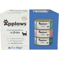 Beställ idag Provmix Applaws 12 x 156 g – Fisk i buljong