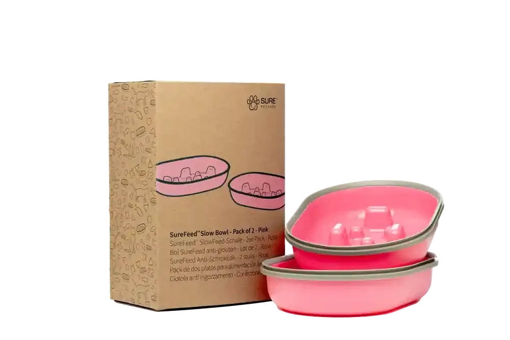 Beställ idag Slow Bowl Rosa 2pack