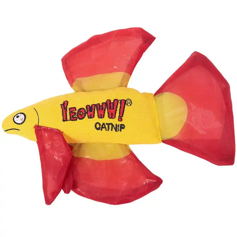 Beställ idag Yeowww Catnip Mo Betta Fish – Röd