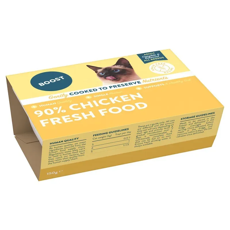 Beställ nu Boost Fresh Chicken Färsklagad Kattmat 150 g