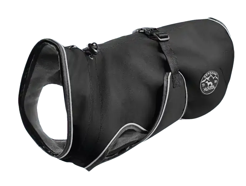 Beställ nu Dog Coat Uppsala 2in1 Detachable Lining Black 45 cm