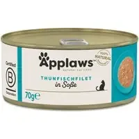 Beställ nu Ekonomipack Applaws Cat i sås 12 x 70 g – Tonfiskfilé