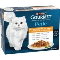 Beställ nu Gourmet Perle blandat urval 12 x 85 g – Mini Filetti i sås (4 sorter)