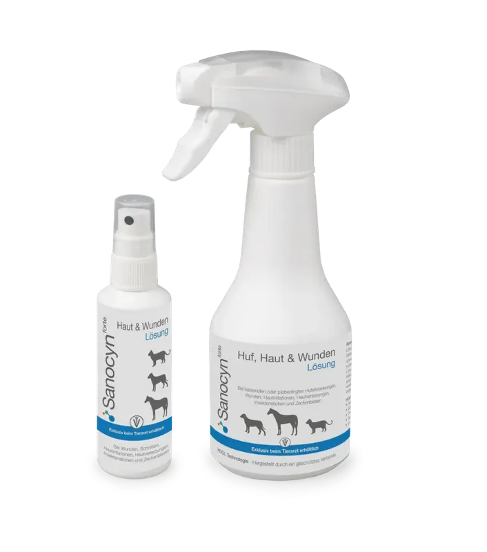 Beställ nu Sanocyn Forte Hydroskölj 75 ml för djur