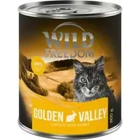 Beställ nu Wild Freedom Adult 6 x 800 g – spannmålsfritt – Golden Valley – kanin & kyckling