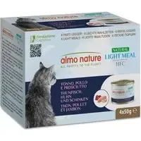 Billig Almo Nature HFC Natural Light 4 x 50 g – Tonfisk , kyckling & skinka